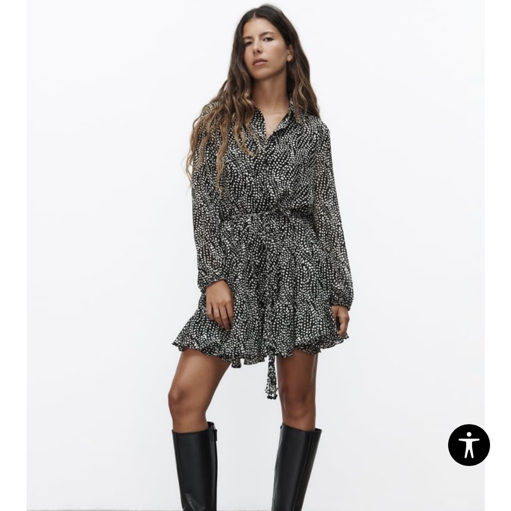Zara Printed Dress (women size M)